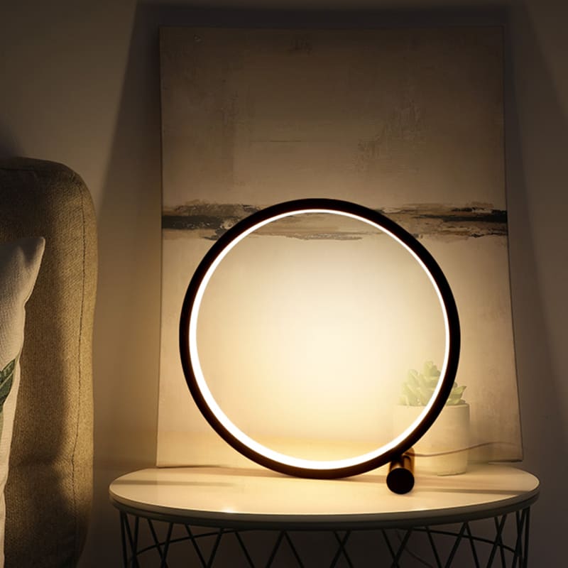 Luminária de Mesa LED USB Alumínio Moderna Touch - Ocra
