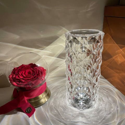 Luminária de Mesa Led Sem Fio 3-16 Cores Premium Rose