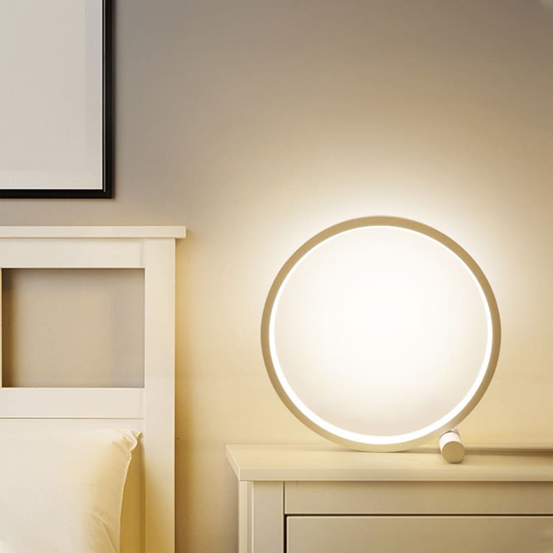 Luminária de Mesa LED USB Alumínio Moderna Touch - Ocra