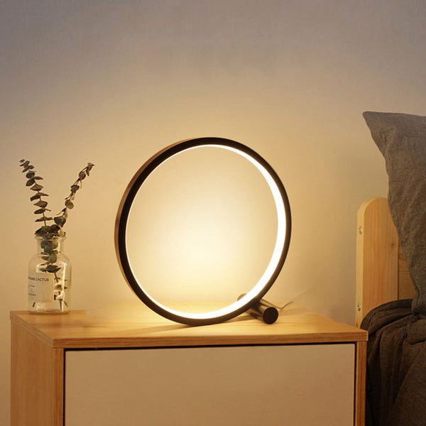 Luminária de Mesa LED USB Alumínio Moderna Touch - Ocra