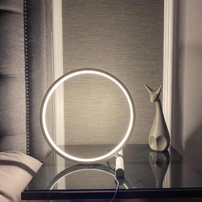 Luminária de Mesa LED USB Alumínio Moderna Touch - Ocra