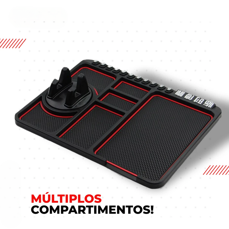 Tapete de Painel Automotivo Antiderrapante - ProMax 3 em 1