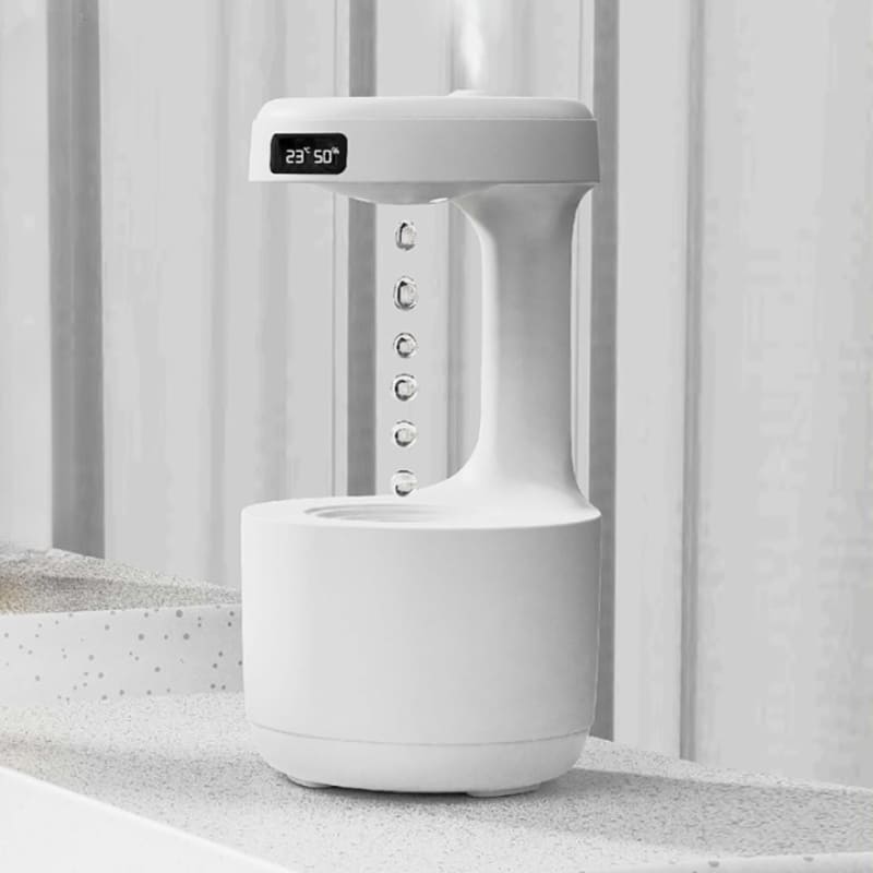 Umidificador e Difusor de Ar Ultrassônico Antigravidade